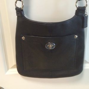 Black Coach Crossbody Purse
